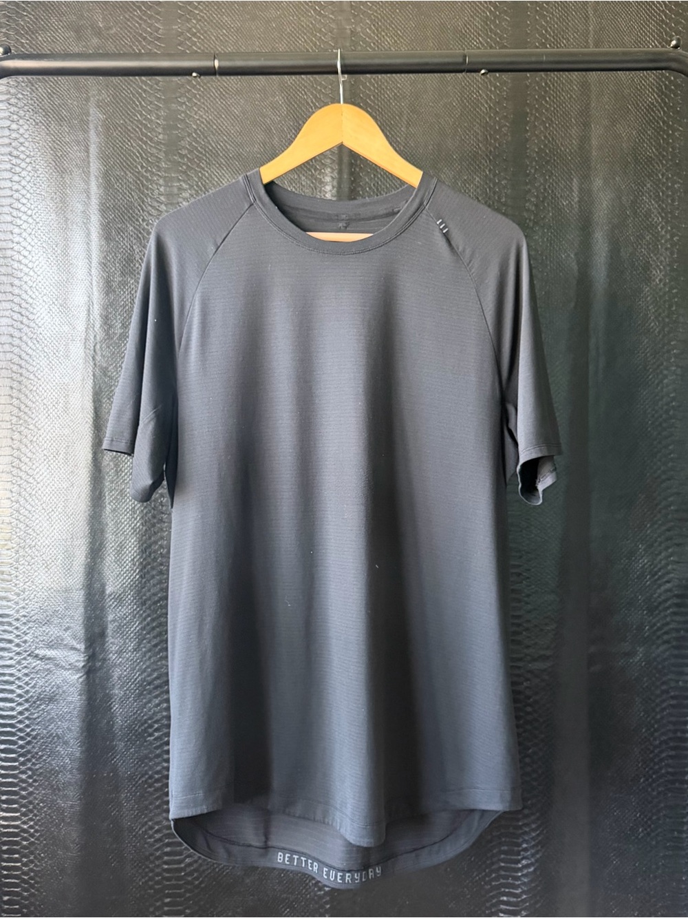 Lululemon Men’s Better Everyday Short Sleeve Crewneck T-shirt Black Men’s Size L